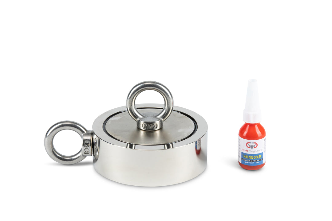 Brute Magnetics Wildebeest 4250 lb Magnet and Threadlocker