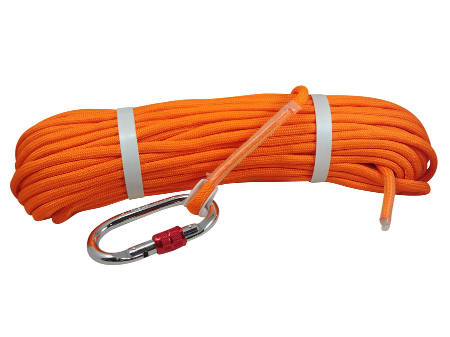 Brute Magnetics, Products Double Braided 1/3” rope with carabiner
