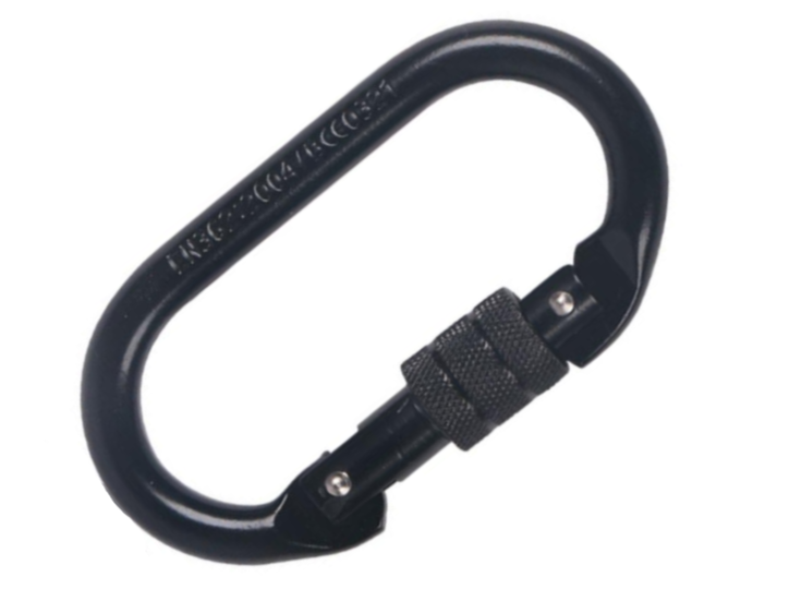 Brute Magnetics, Black Steel Carabiner, Locked