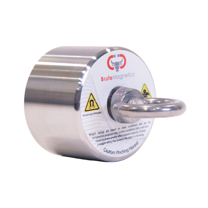 Brute Magnetics, Battler 360° Fishing Magnet | 1500 lb Pull Force Battler Sideview