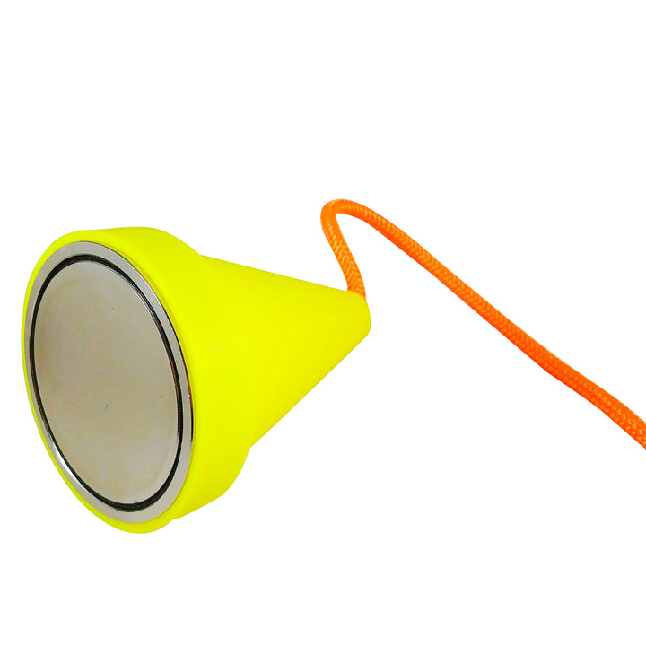 Brute Magnetics, Anti-Snag Plastic Cone for 1,000 Single Sided Magnet- Yellow