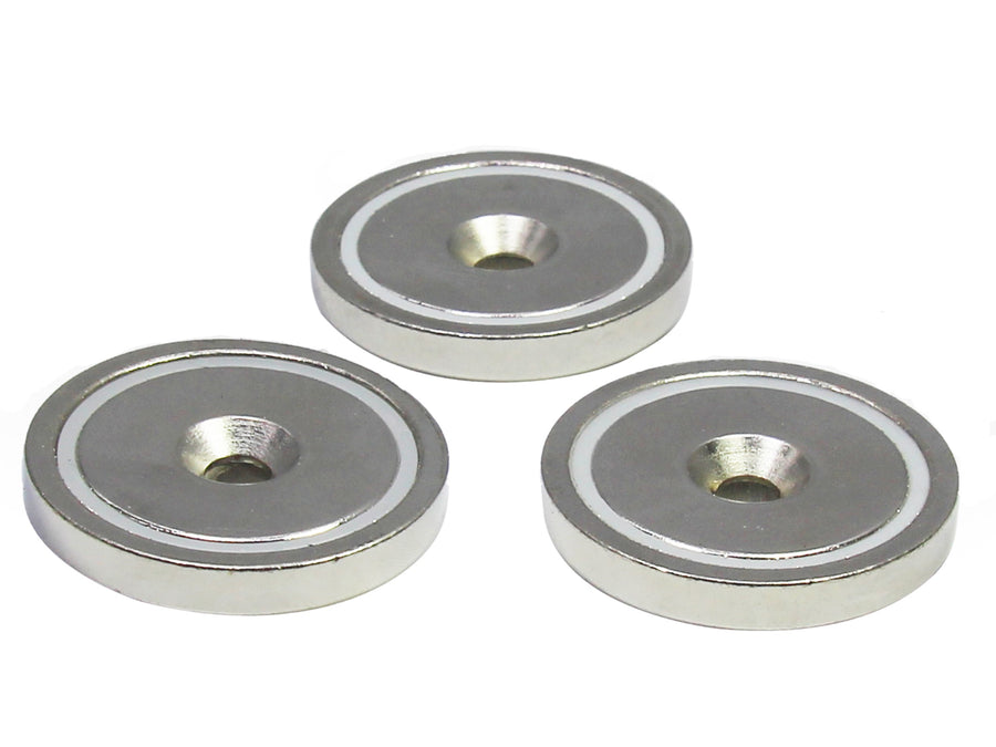 Brute Magnetics, Round Neodymium Magnet with Countersunk Hole