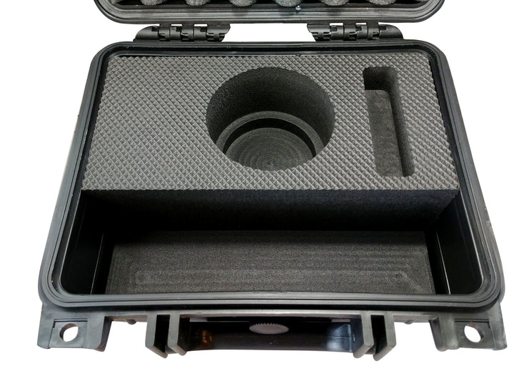 Brute Magnetics, Durable Airtight Hardshell Magnet Storage Case Opened | Top Down View