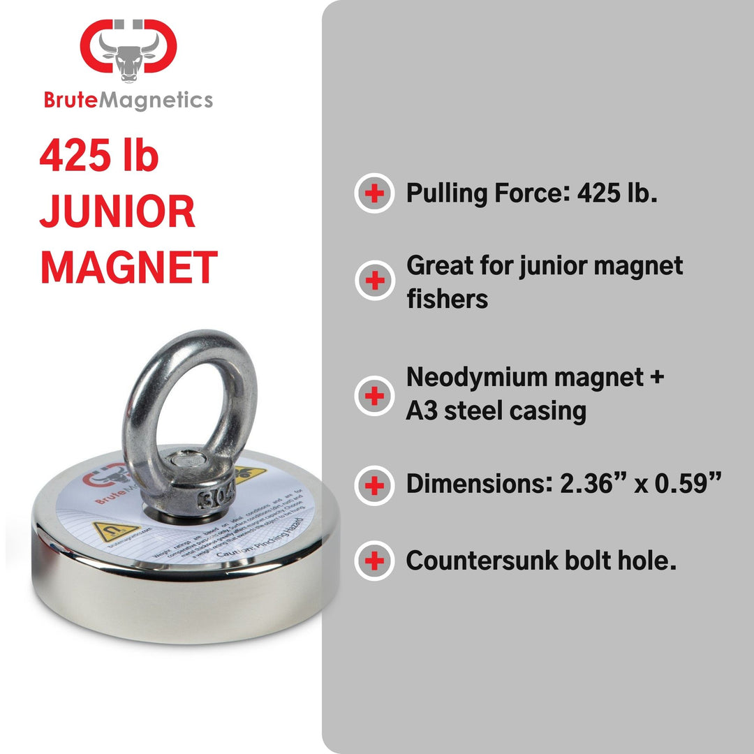 Brute Magnetics 425lb Junior Magnet Product Overview