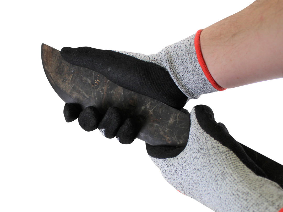 Brute Magnetics, Cut Resistant Gloves Holding Sharp Object