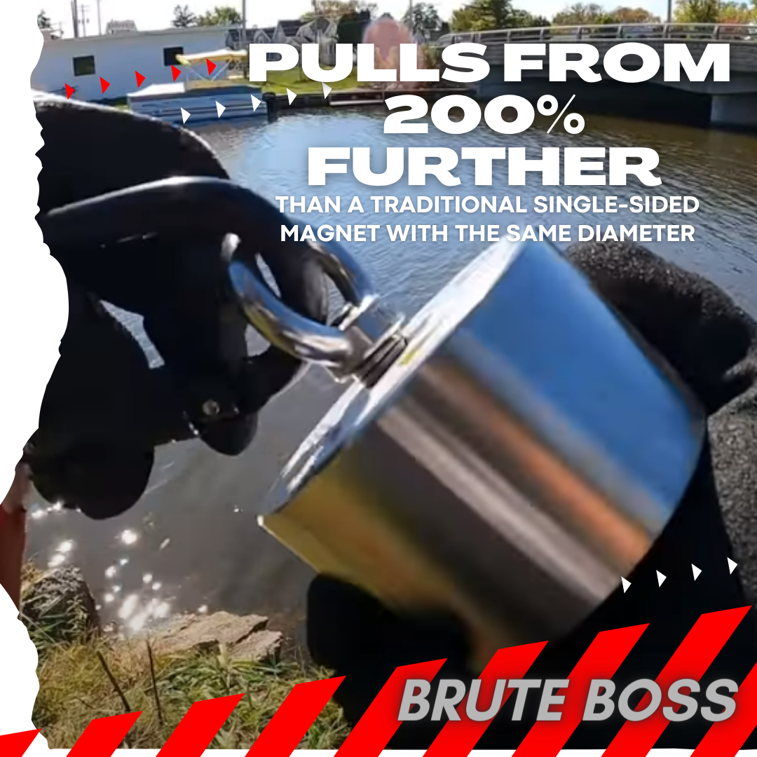 brute box 1 200 lb magnet fishing bundle Boss 360° 3500 lb Bundle